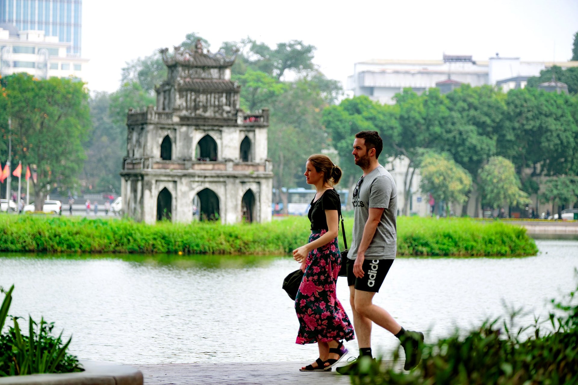 The weather in December is cool with gentle sunshine and little rain, making it ideal for exploring Hanoi